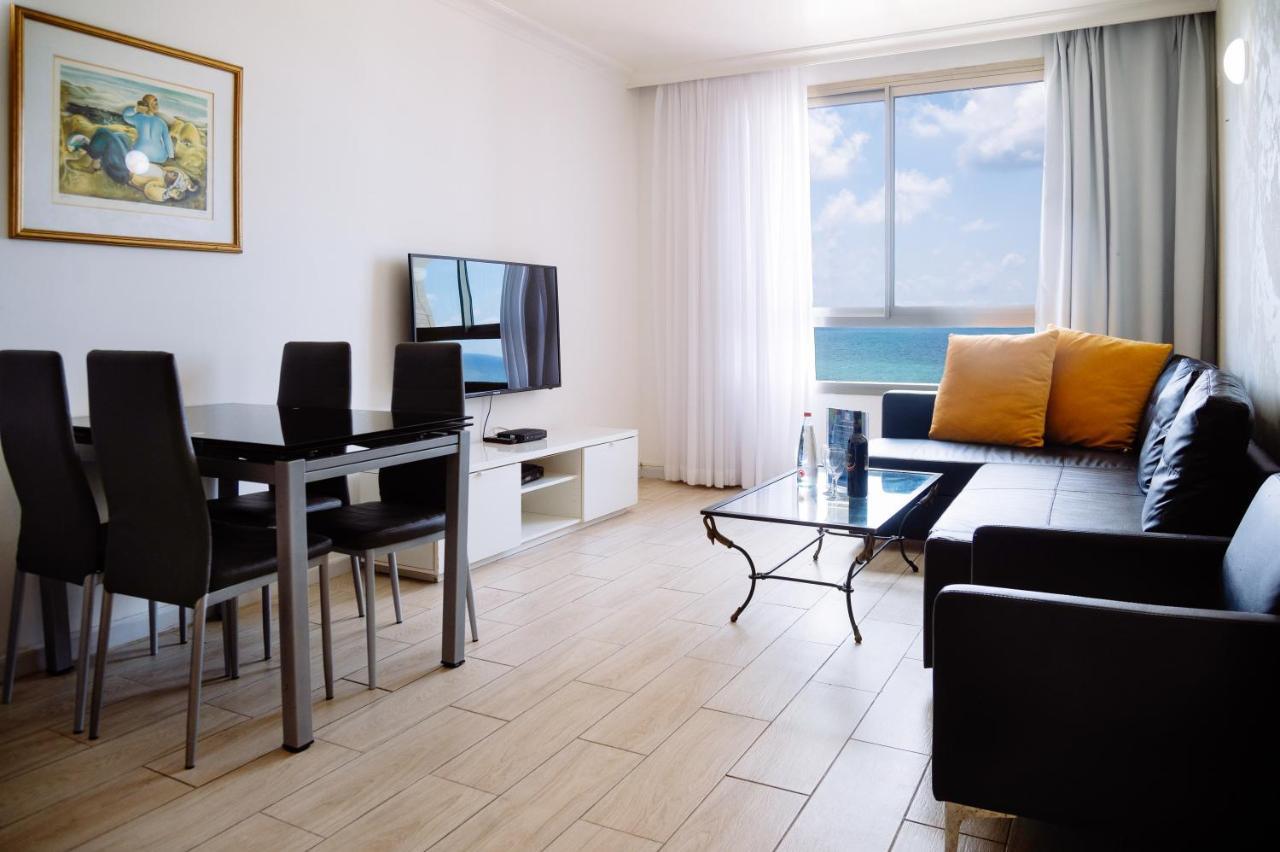 Almog Beach Apartments מגדלי חוף הכרמל חיפה Eksteriør bilde
