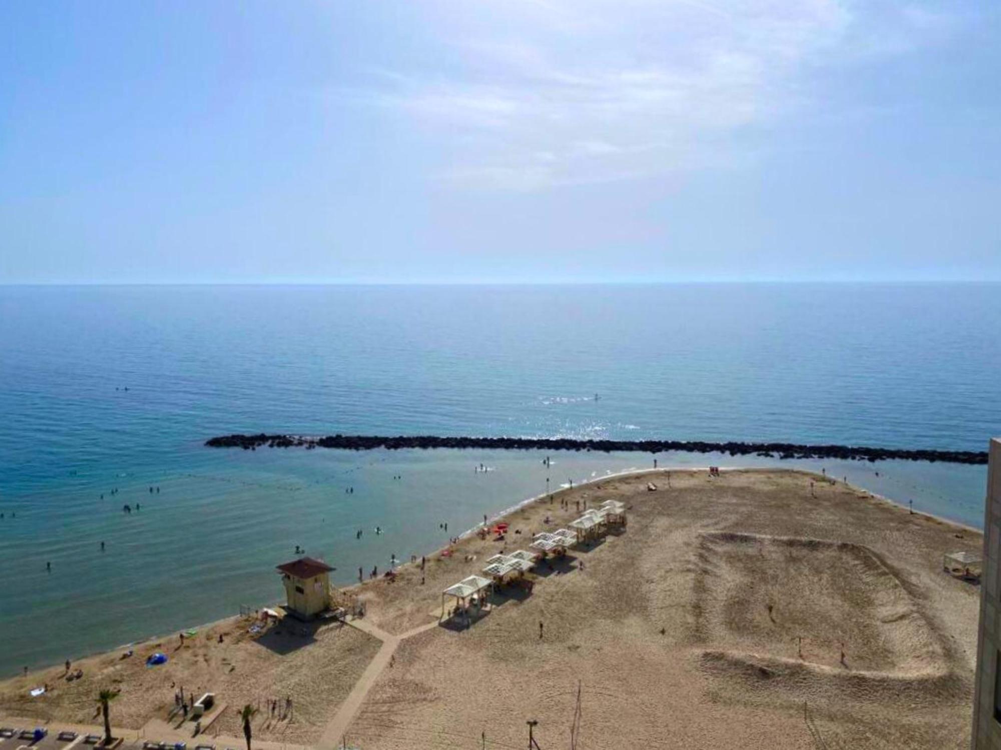 Almog Beach Apartments מגדלי חוף הכרמל חיפה Eksteriør bilde