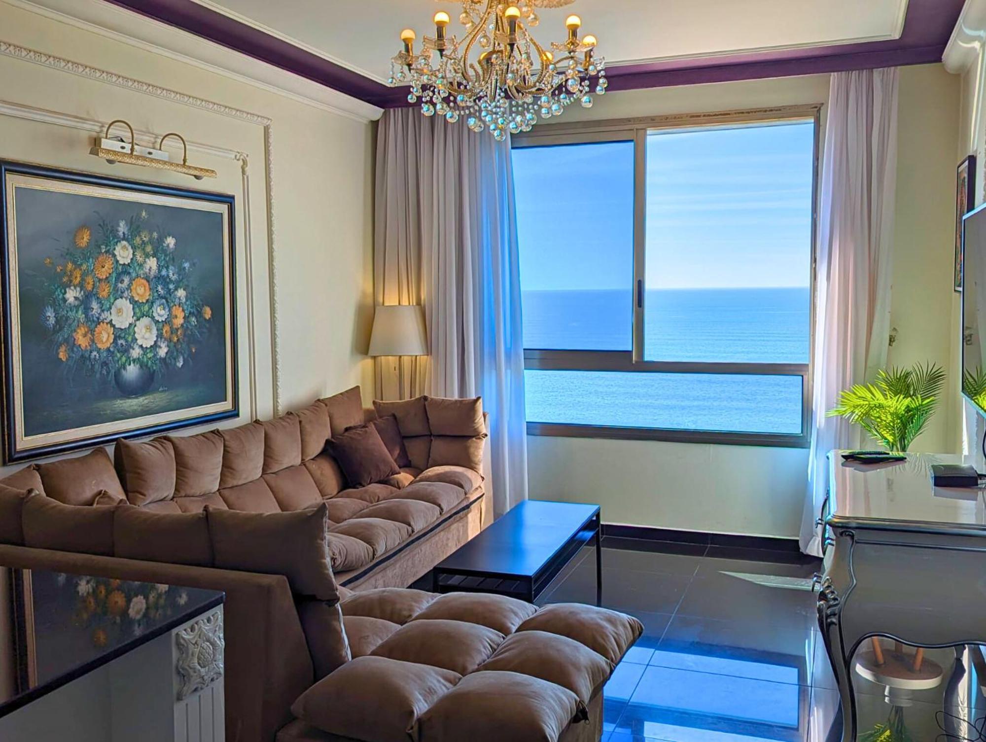 Almog Beach Apartments מגדלי חוף הכרמל חיפה Eksteriør bilde