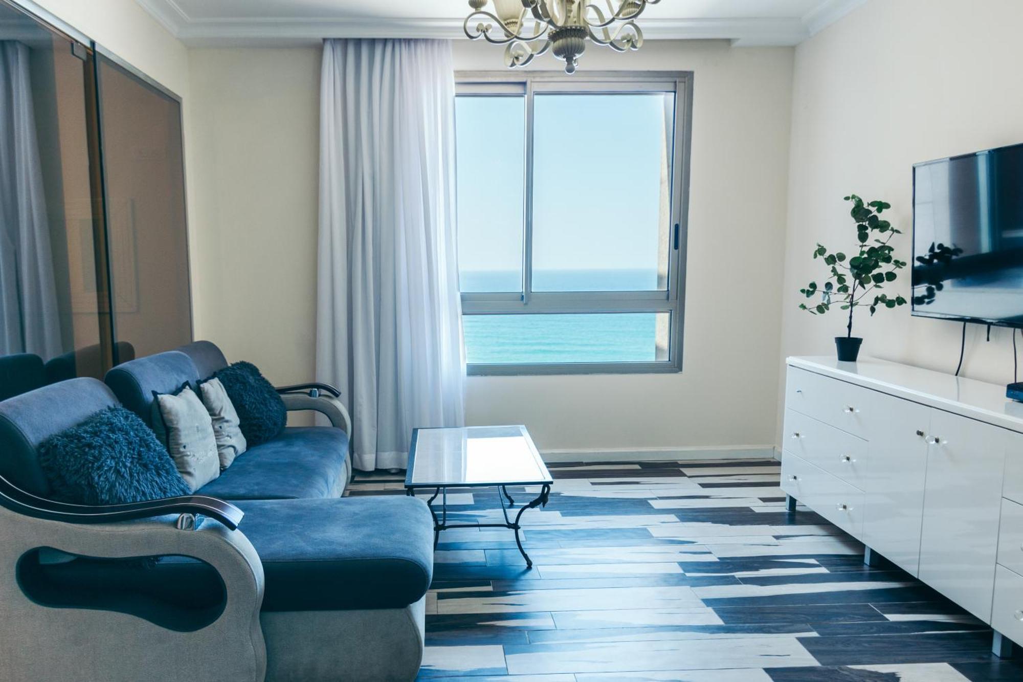 Almog Beach Apartments מגדלי חוף הכרמל חיפה Eksteriør bilde